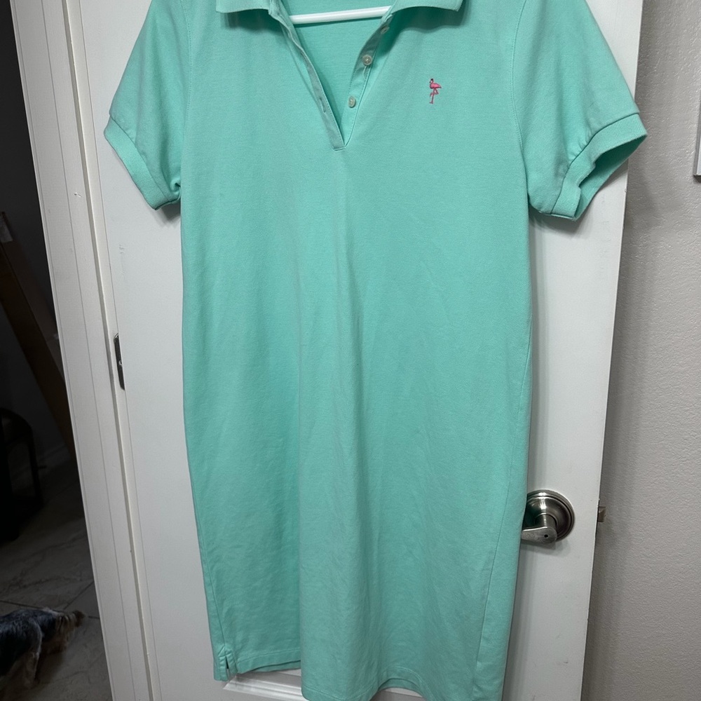 J.Crew Mint Green Polo T-shirt Dress